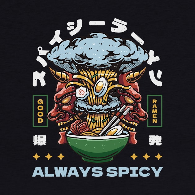 Spicy Ramen by Rexgraphic